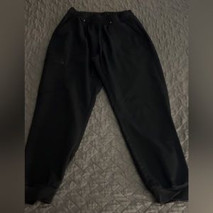 Scrub Star black jogger scrubs